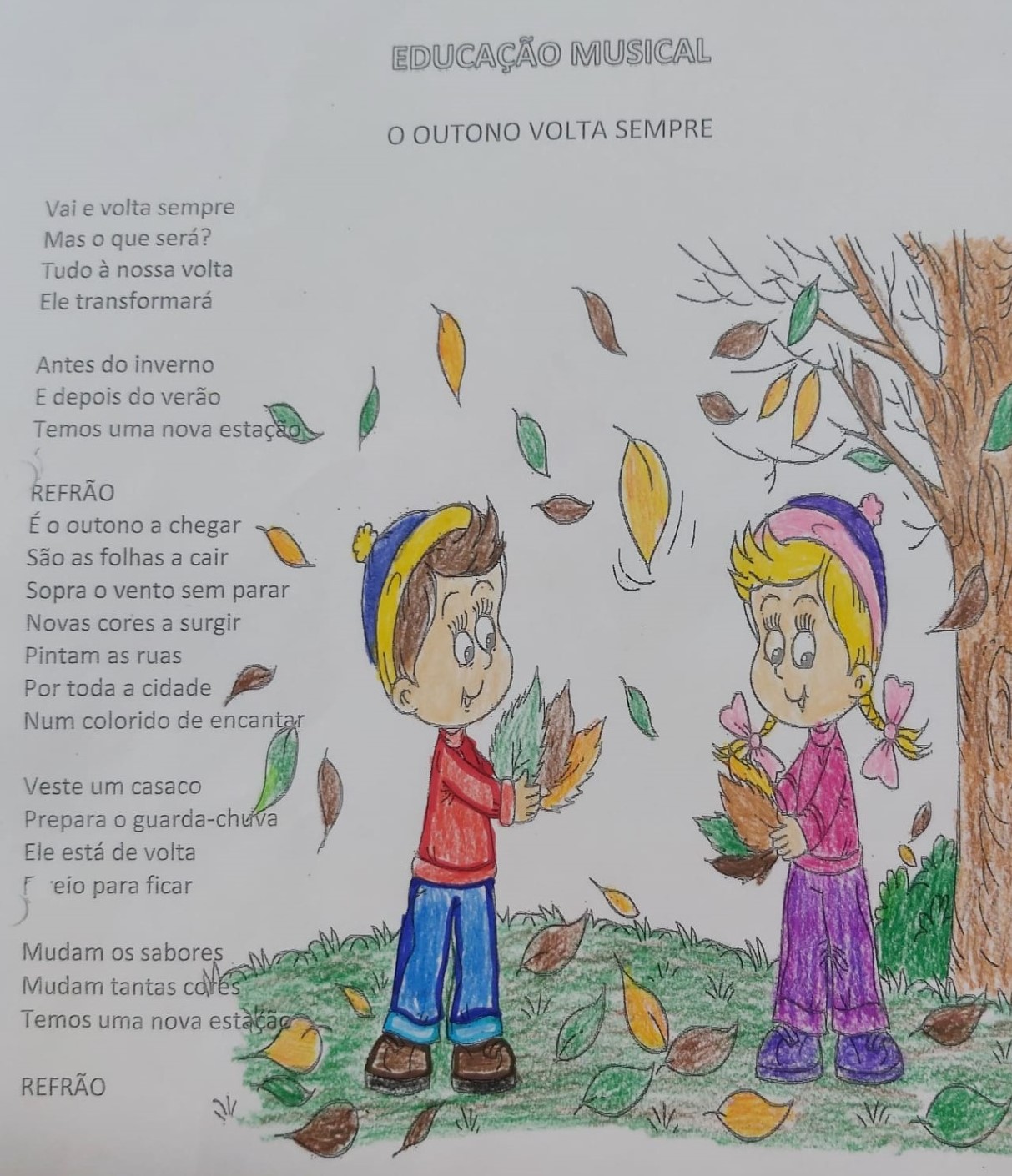 Canção "O outono volta sempre!"