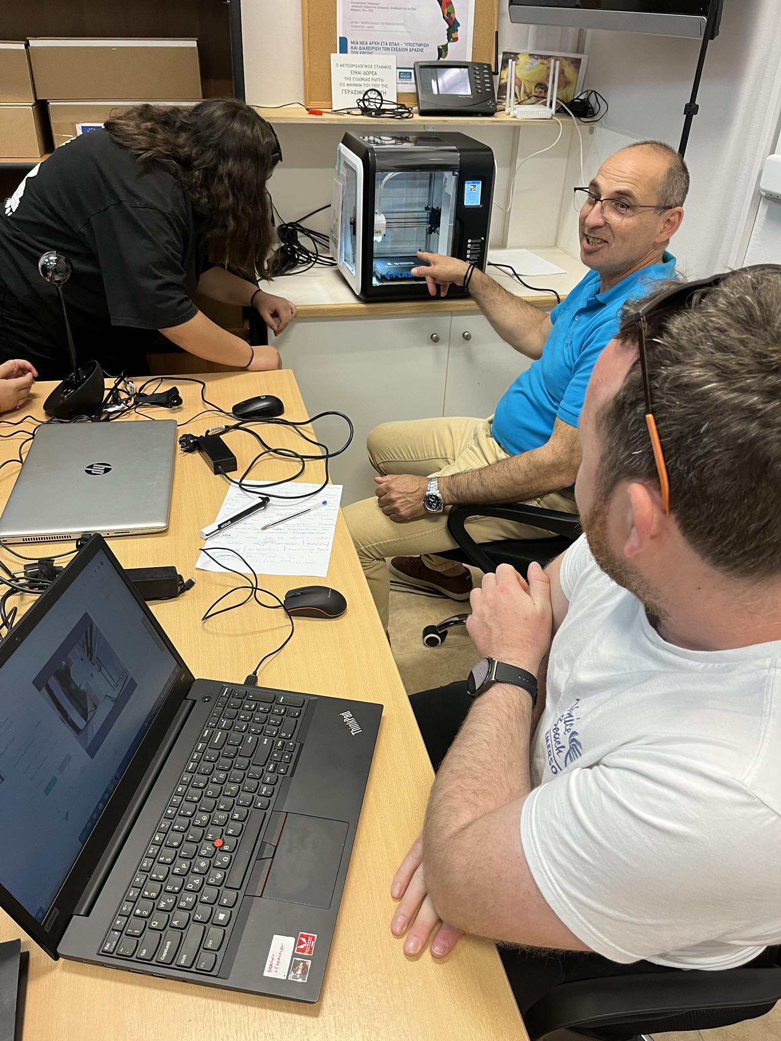 Επίδειξη διαδικασίας εκτύπωσης