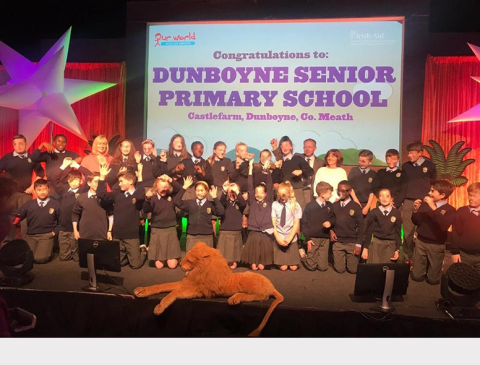 Dunboyne Senior primary school won National Award for excellence in global awareness