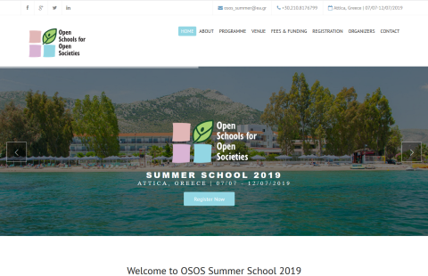 OSOS Summer School 2019 is just around the corner