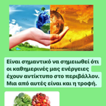 Το αποτύπωμα της Διατροφής στην Κλιματική Αλλαγή 