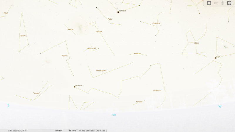 southern hemisphere, summer