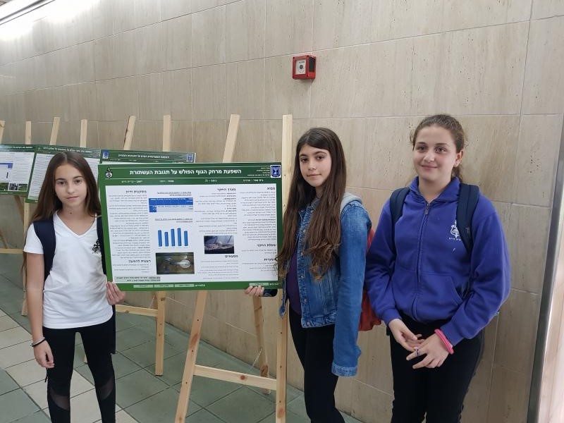 הצגת הפוסטר המדעי ביריד החקר היישובי