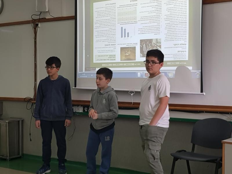 הצגת המחקר ביריד החקר היישובי