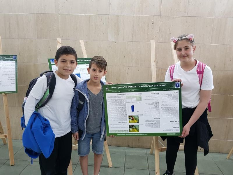 הפוסטר המדעי שהוצג ביריד היישובי