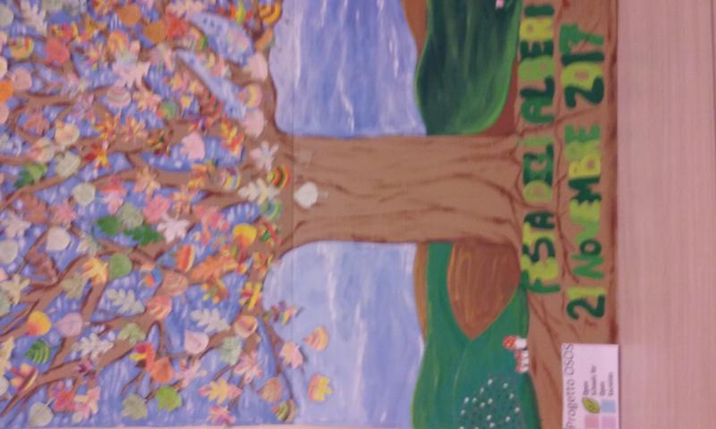 Handmade art for the tree festival