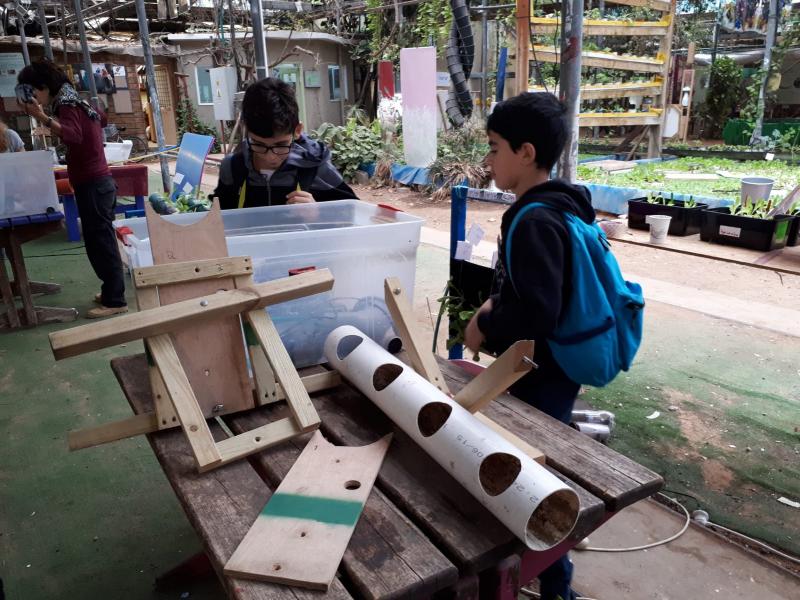 סיור בחממה האקולוגית בעין שמר