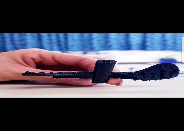 הדגם שהודפס במדפסת תלת מימד