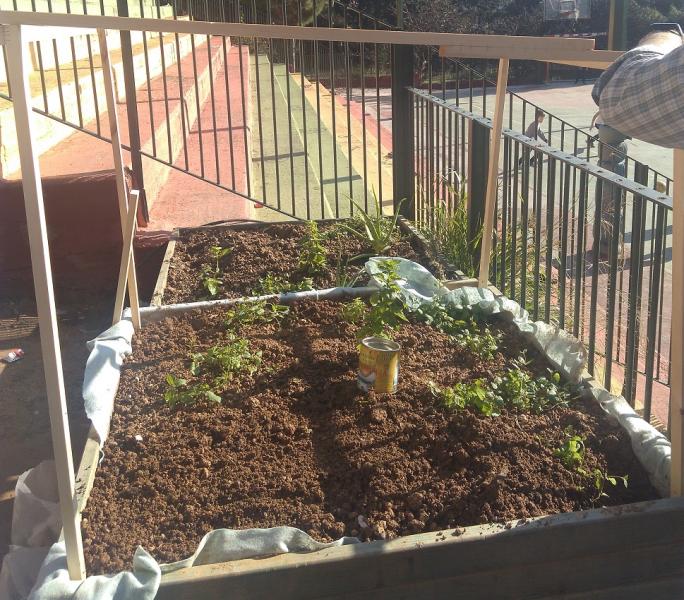 Ολοκλήρωση σκελετού του κινητού θερμοκηπίου