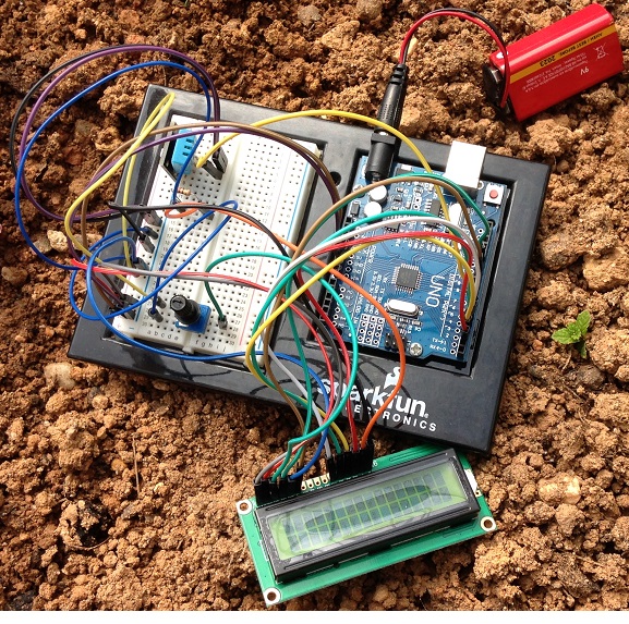 Arduino για την μέτρηση θερμοκρασία και υγρασίας στον αέρα