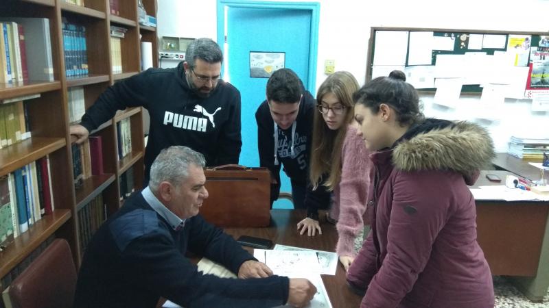 Η επίσκεψη του κου Ντιπιέρο στο σχολείο μας